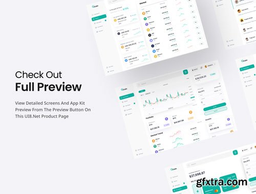 Qcoin - Crypto Market Dashboard UI KIT Ui8.net