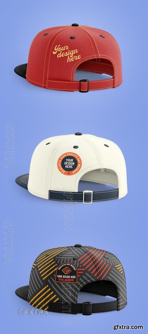 Snapback Cap Mockup 609083546