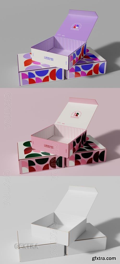 Stacked Boxes Mockup 607868789