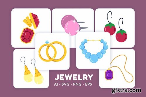 Jewelry Vector Illustration v.1 J2E9MG8