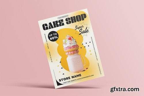 Cake Shop Flyer T47A7X7