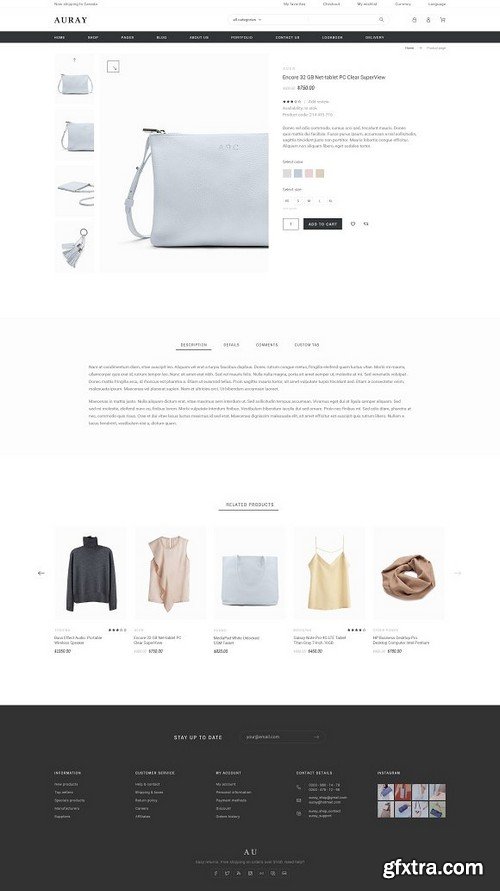 CM - Auray - eCommerce PSD Template 1448762