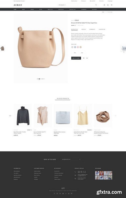 CM - Auray - eCommerce PSD Template 1448762