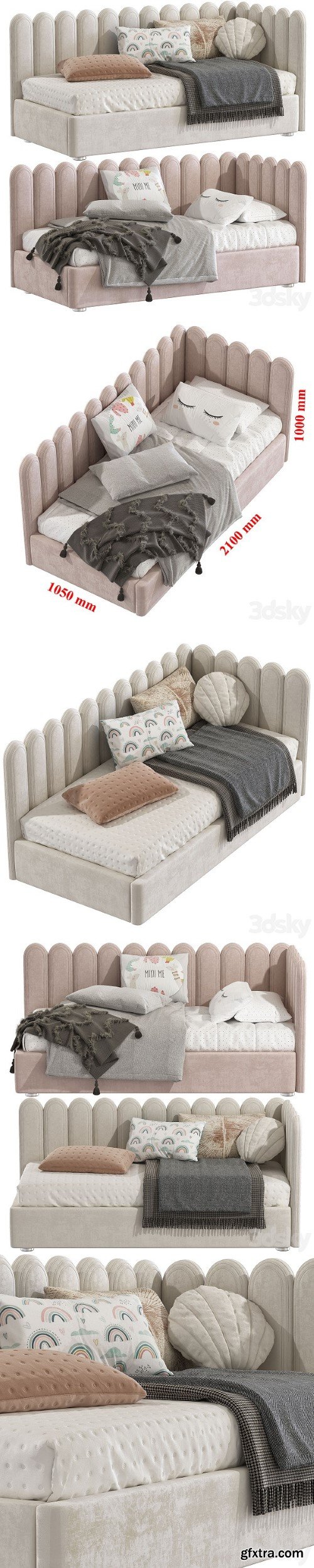 Childrens Sofa Bed in a Modern Style 245