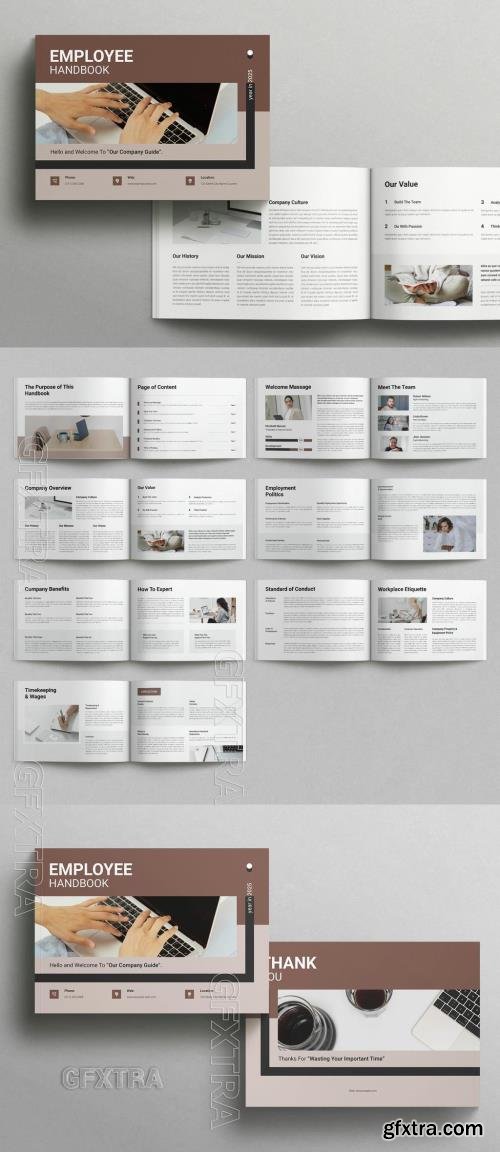 Employee Handbook Layout Landscape 605962975