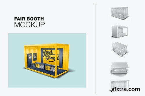 Exhibition Booth Mockup QSKJTFX