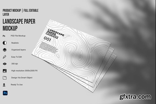 Landscape Paper Mockup Z2AU3UZ