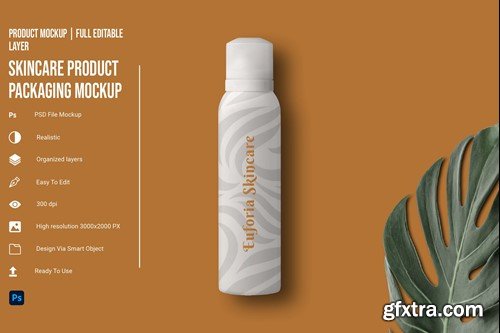 Skincare ProductPackaging Mockup DJ3EBNW