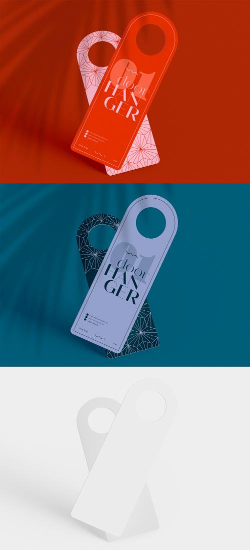 Two Door Hanger Mockup 577421561