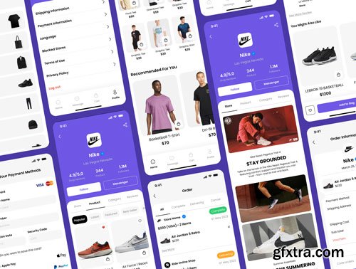 E-commerce App UI Kit Ui8.net