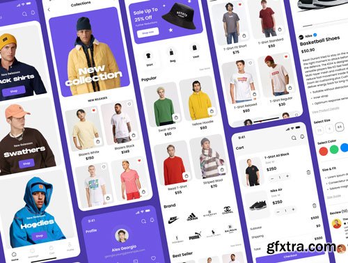 E-commerce App UI Kit Ui8.net