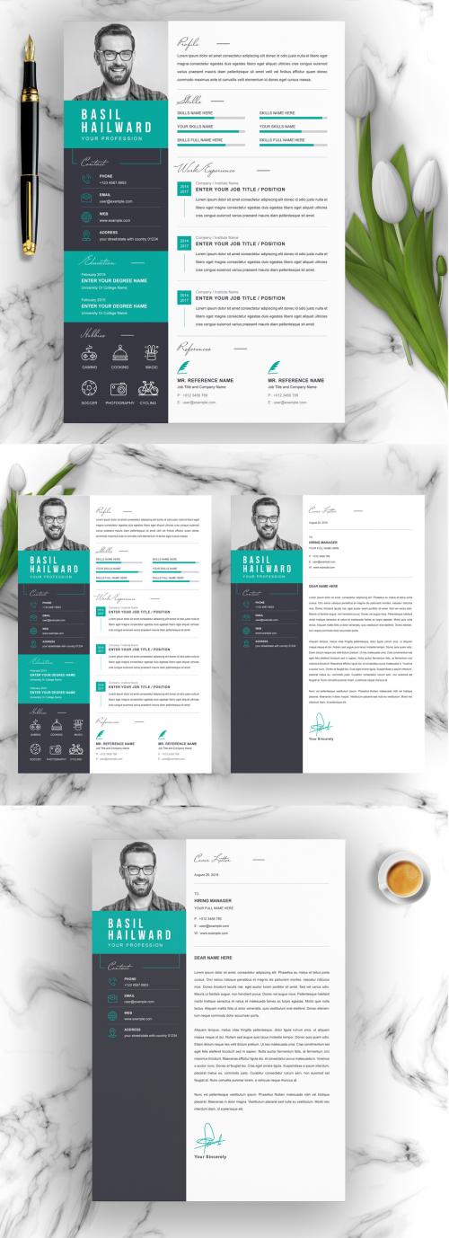 Modern Resume Layout 366565287