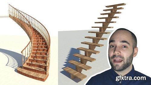Stairs and Railing in Revit Course