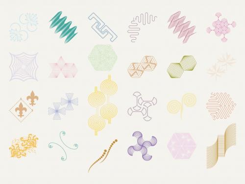 Set of Abstract Geometric Shapes 462668786