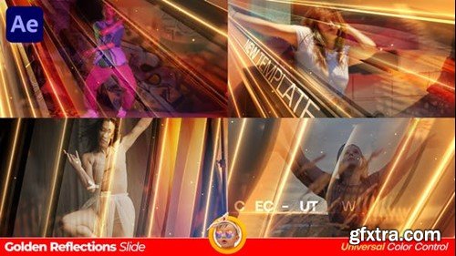 Videohive Golden Reflections Slide 46005349