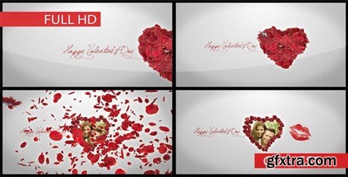 Videohive Happy Valentine's Day and Butterfly Kiss 1510194