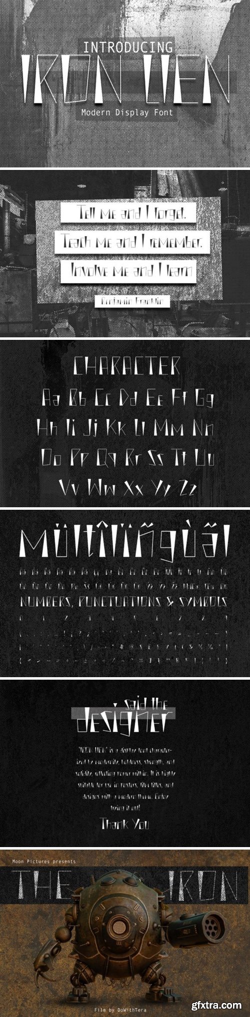 Iron Lien Font