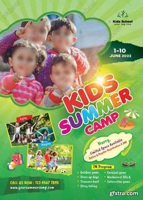 Kids Summer Camp Flyers 6025722