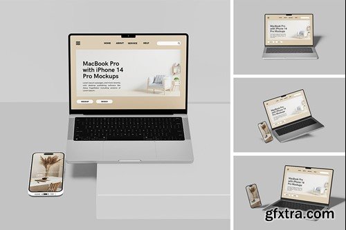 Laptop And Phone Mockup V1 JU4VHN4