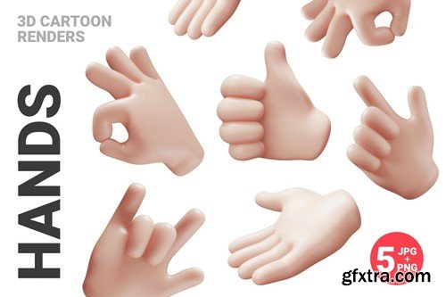 Set of 3D Hand Gestures KZSEK99