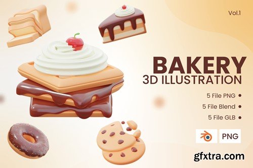 3d Bakery Icon Vol.1 2AGXJYG