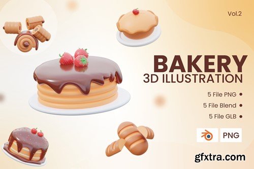 3d Bakery Icon Vol.2 L6LDQ8E