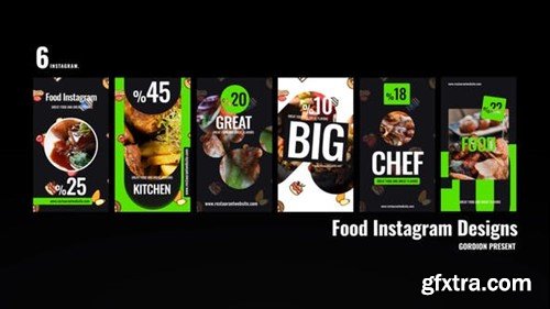 Videohive Food Instagram Stories 46021869