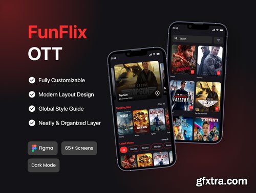 Funflix OTT- Streaming limitless Ui8.net