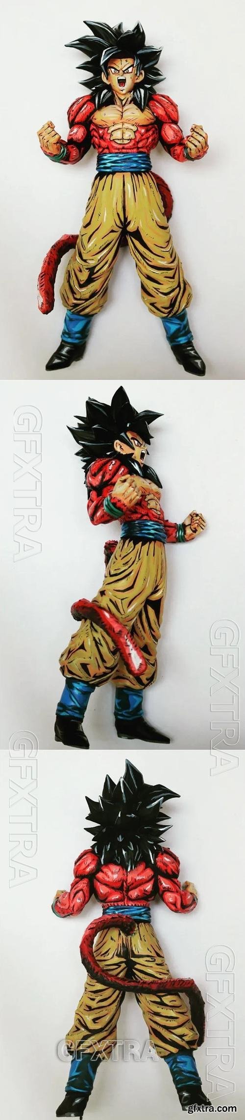 Goku Super Saiyajin 4 - SSJ4 &ndash; 3D Print Model