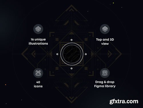 Mainframe: Futuristic Illustrations Ui8.net