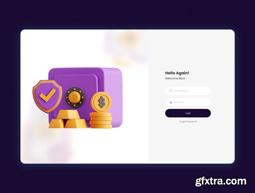 Fintech 3D Icon Set Ui8.net