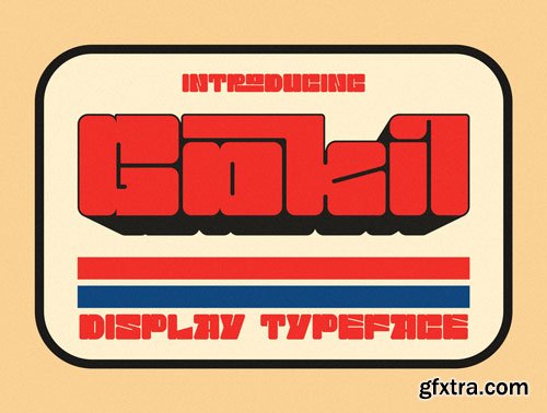 Gokil - Display Typeface Ui8.net