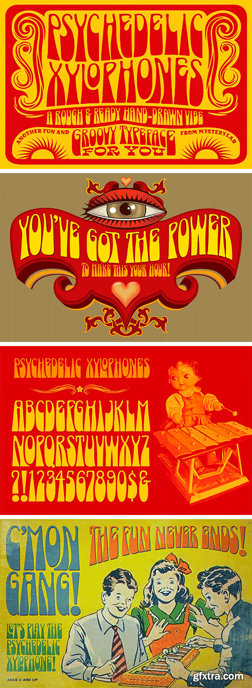 Psychedelic Xylophones Font