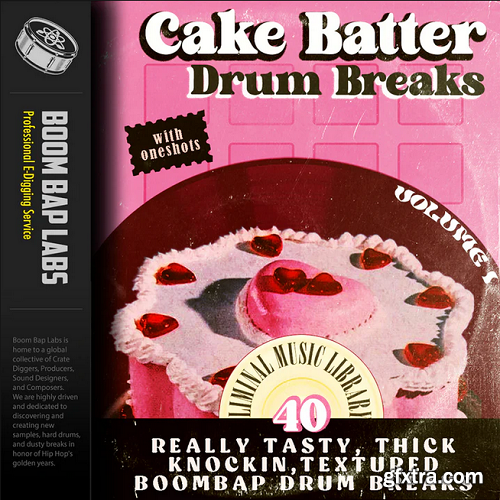Boom Bap Labs Quincy Beats Cake Batter Drum Breaks Vol 1