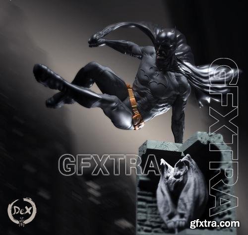 Batman Jumping &ndash; 3D Print Model