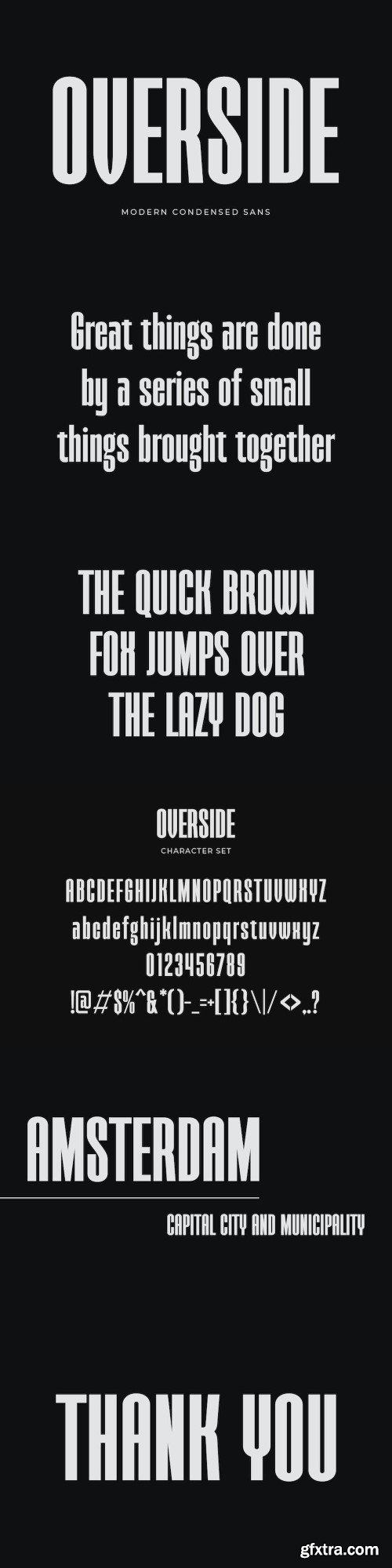 Overside - Modern Condensed Sans