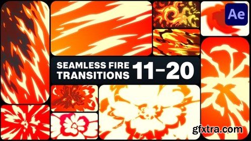 Videohive Seamless Fire Transitions for After Effects 45975493