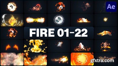 Videohive Advanced Fire Elements for After Effects 45872413