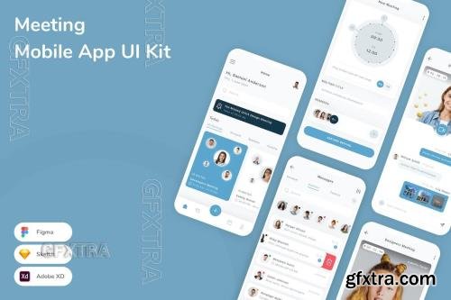 Meeting Mobile App UI Kit ZEYDGMU