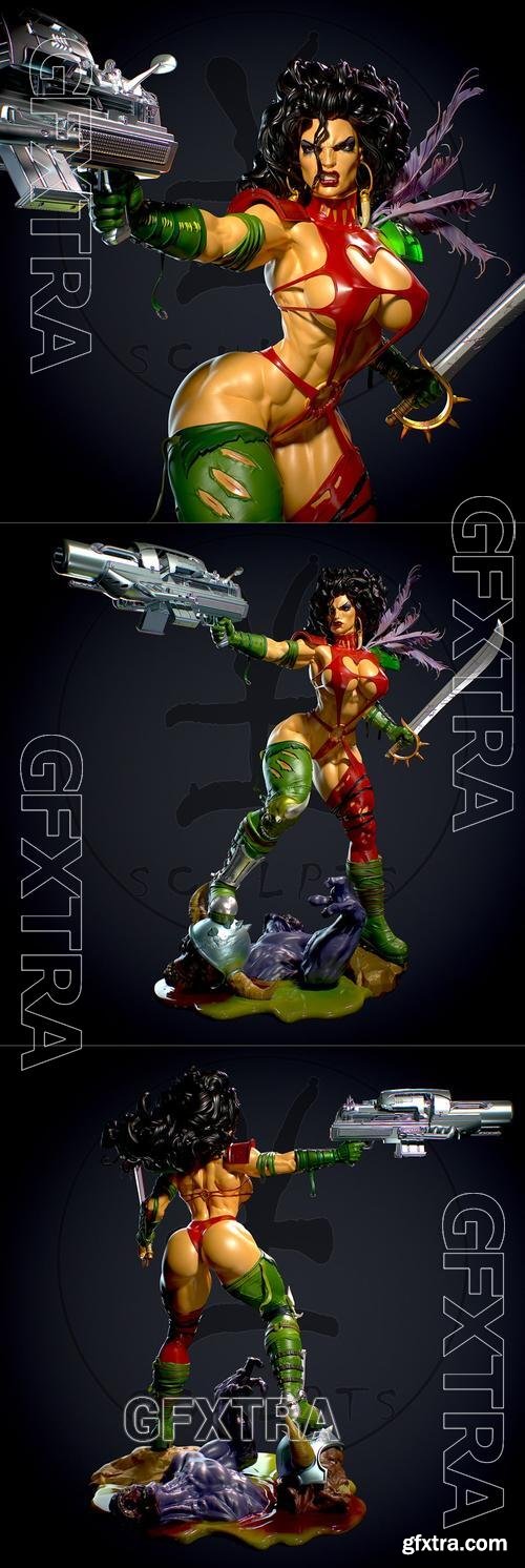 Julie Heavy metal &ndash; 3D Print Model