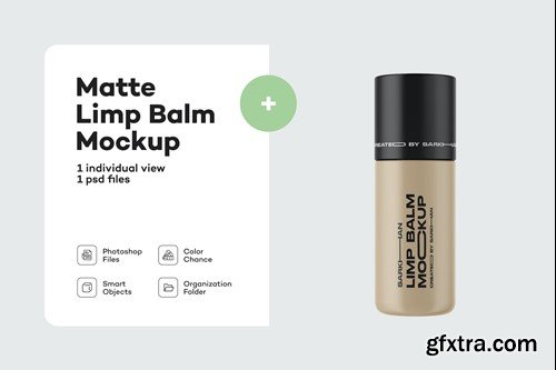 Kraft Paper Lip Balm Mockup LG95VQ3