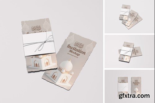 Invitation Card Mockup Z3TJ87K