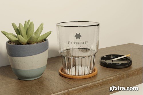 Glass Cup Mockup 4BLQ5LC