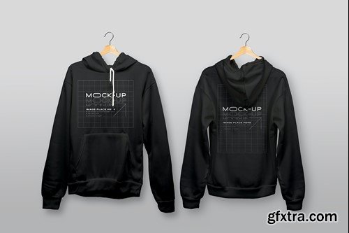 Unisex Hoodie Jacket Mockup BGSCPDL