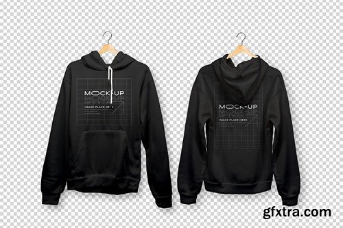 Unisex Hoodie Jacket Mockup BGSCPDL