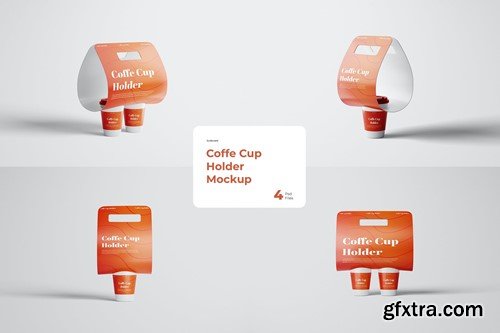 Coffe Cup Holder Mockup K6D55EC