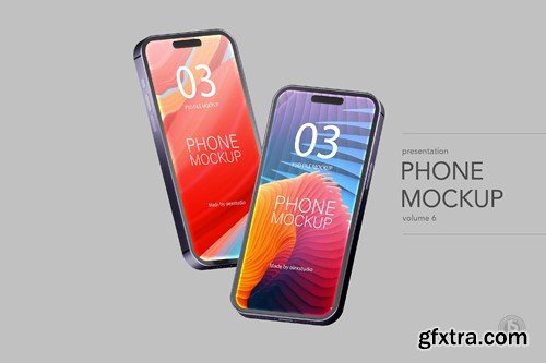 Realistic Phone Mockup vol.6 GRAJYCU