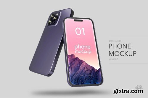 Realistic Phone Mockup vol.4 6Z98JZK