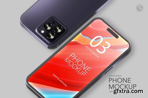 Realistic Phone Mockup vol.5 5PSE9JB