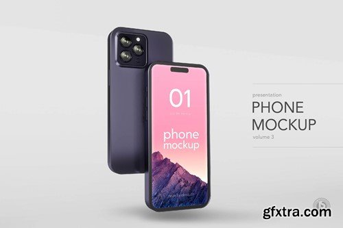 Realistic Phone Mockup vol.3 T3TAL87